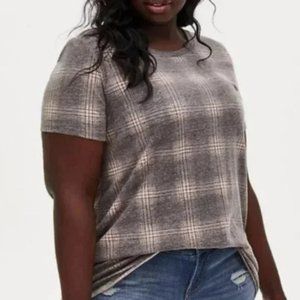 Torrid Plaid Tee